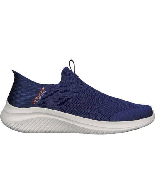 Skechers Blue Ultra Flex 3.0 Smooth Step 232450W-Nvy Slip On Shoes for men