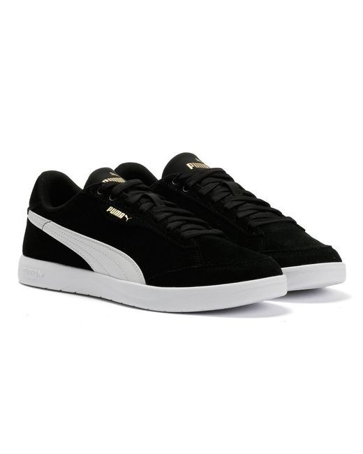 PUMA Black Vikky Star Sd Suede Trainers