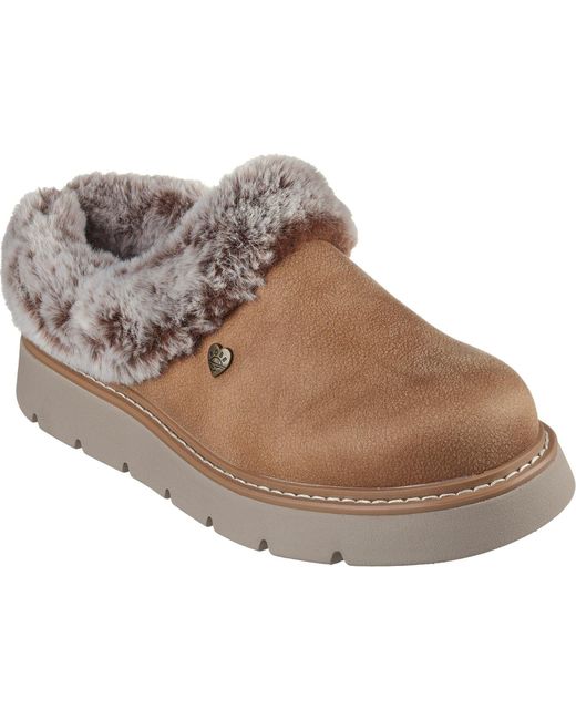 Skechers Brown Keepsakes Lite Cozy Blend 114762-Csnt Slip On Shoe