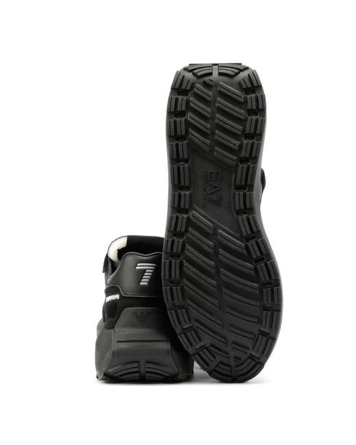 EA7 Wader Farbe Turnschuhe in Black für Herren