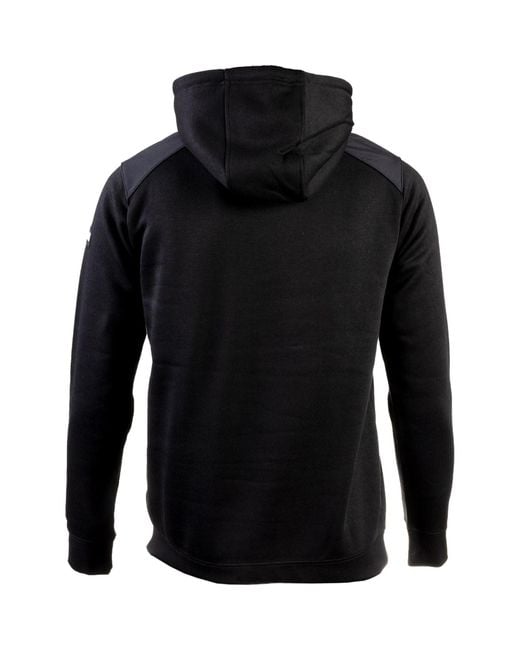 Caterpillar Black Essentials Synthetic Hooded Sweatshirt for men