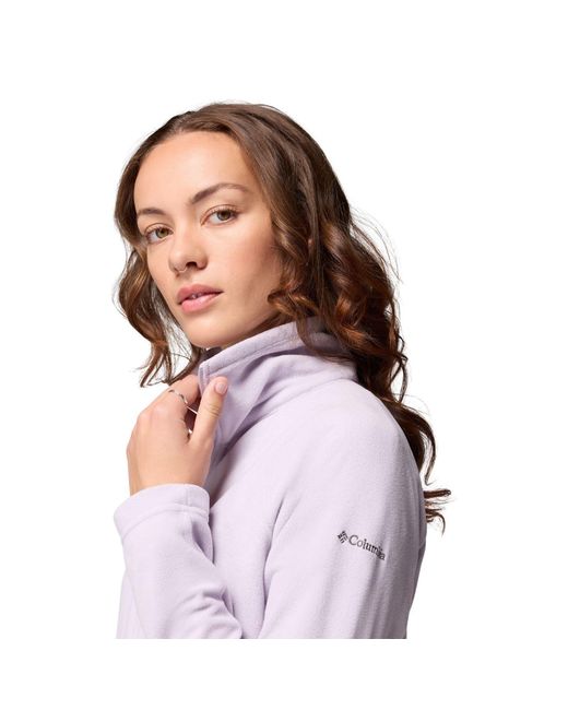 Columbia Purple Glacial Iv 1/2 Zip Fleece Jackets