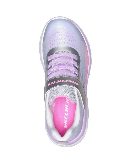 Skechers Purple Boundless Color Blitz Textile/Multi Trainers