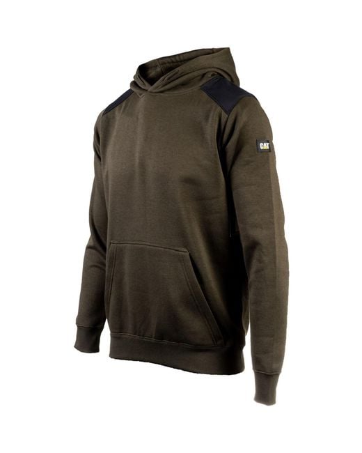 Caterpillar Green Essentials Synthetic Hooded Sweatshirt for men