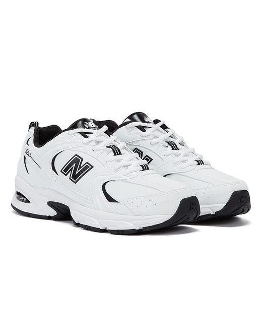New Balance 530 Colour Black Trainers in White Lyst UK