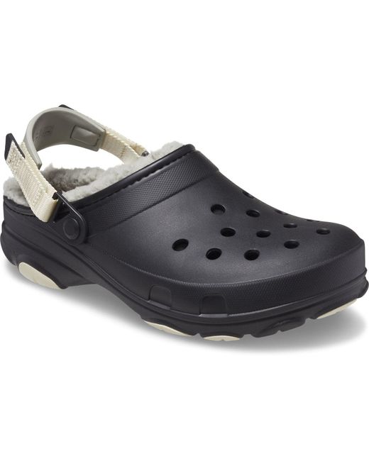 CROCSTM Black All Terrain Lined Eva Clogs for men