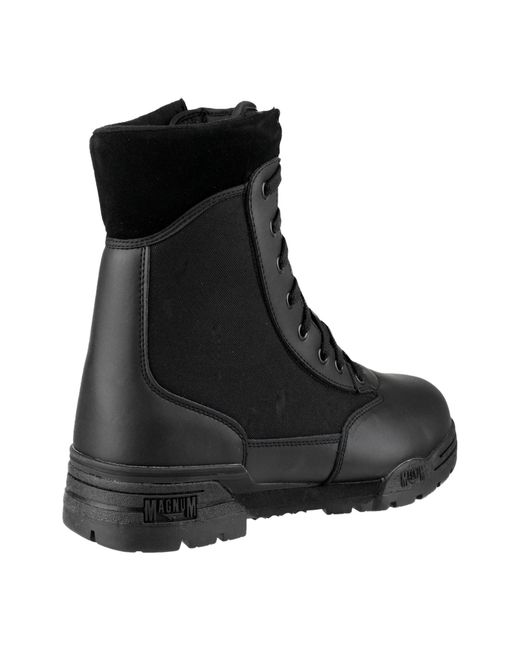 Magnum Black Classic Leather/Nylon Safety Boots