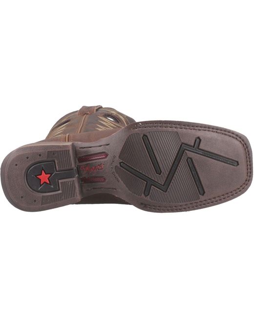 Durango Brown Rebel Leather Boots for men