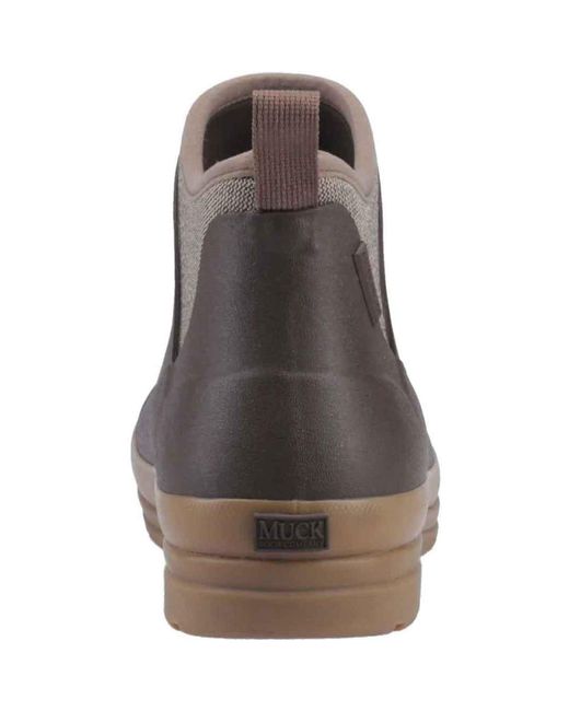 Muck Boot Brown Originals Rubber /Herringbone Wellington Boots
