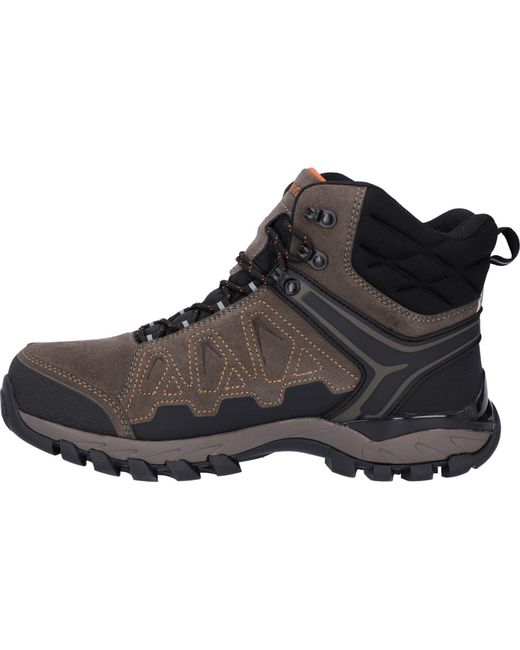 Hi-tec Brown V-Lite Explorer Wp Cow Suede Leather Chestnut/ Hiking Boots for men