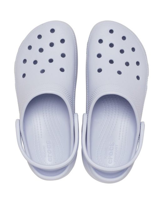 CROCSTM Blue Classic Platform Synthetic Dreamscape Clogs