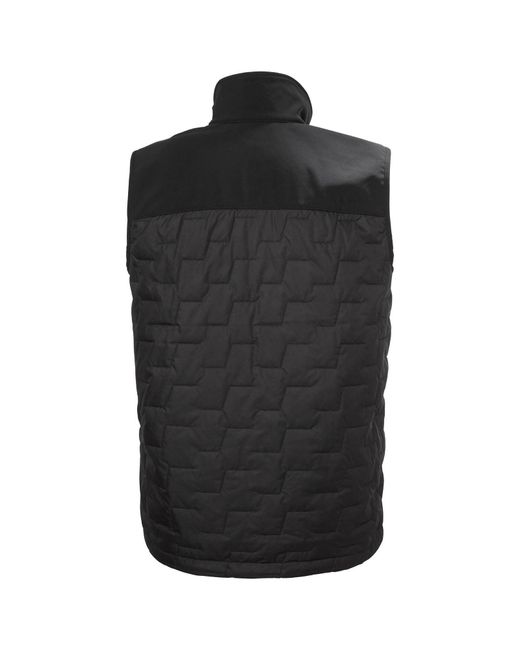 Helly Hansen Black Kensington Lifaloft Vest Gilets for men