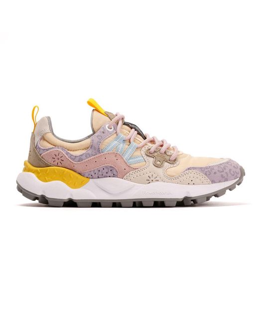 Flower Mountain Purple Yamano 3 Lilac/Blush/Cream Trainers