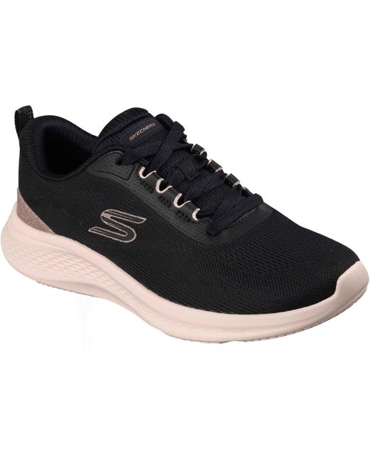 Skechers Black Skech-Lite Pro 2.0 Polyester /Rose Trainers