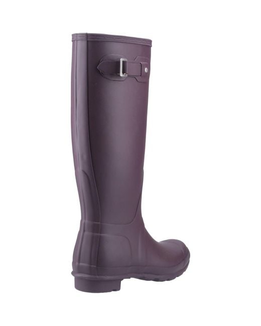 Original Tall Bottes En Caoutchouc Hunter en coloris Purple