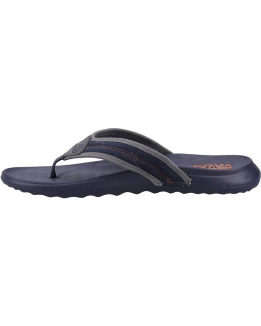 HeyDude Blue Myers Flip Sport Mode Synthetic Sandals for men