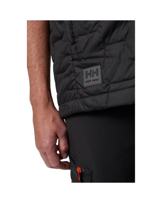Helly Hansen Black Kensington Lifaloft Vest Gilets for men