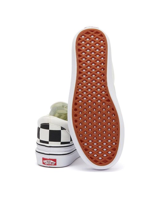 vans rubber slip ons