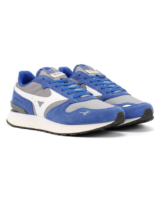 Mizuno Blue Rb87 Wildleder-Sneakers
