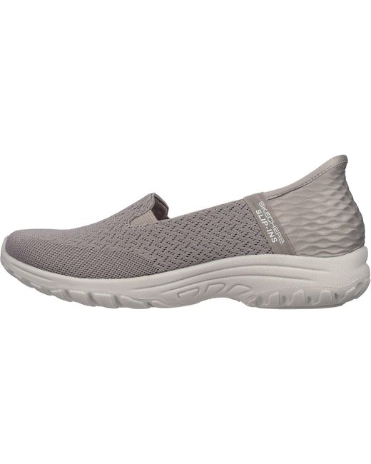 Skechers Reggae Fest 2.0 Guiding Polyester Damessneakers in het Gray