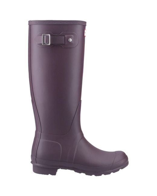 Original Tall Bottes En Caoutchouc Hunter en coloris Purple