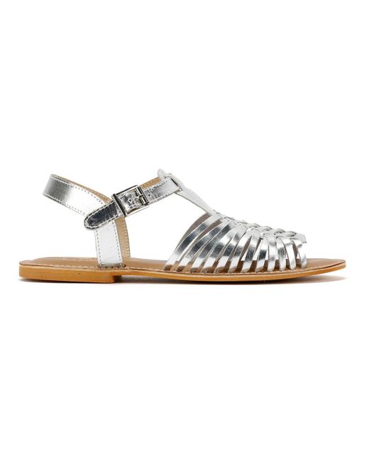 Tower London Metallic Tower London Hurache Leather Sandals