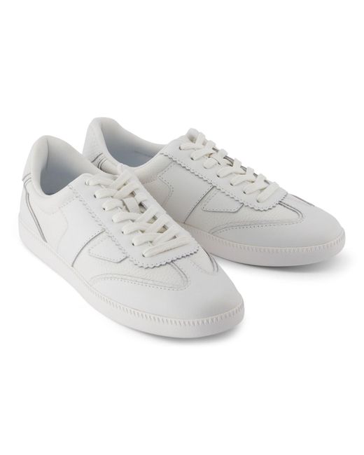 TOMS Gray Collins Leather Trainers