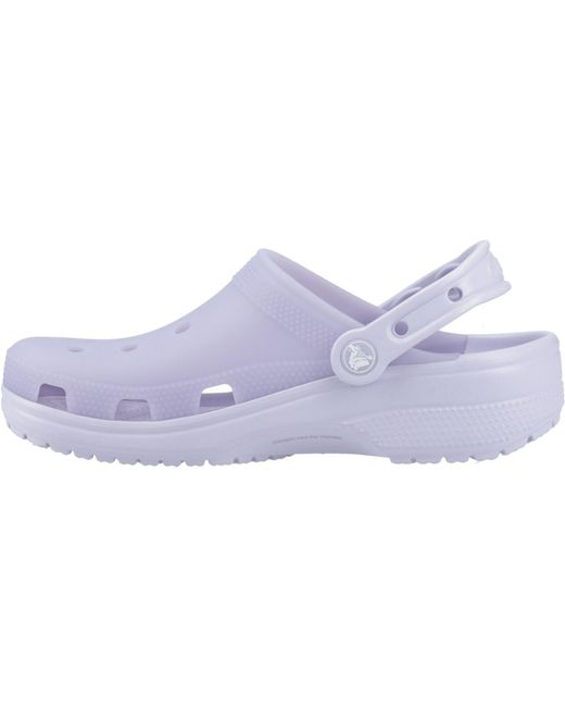 CROCSTM Purple Classic Frosted Synthetic Moon Clogs