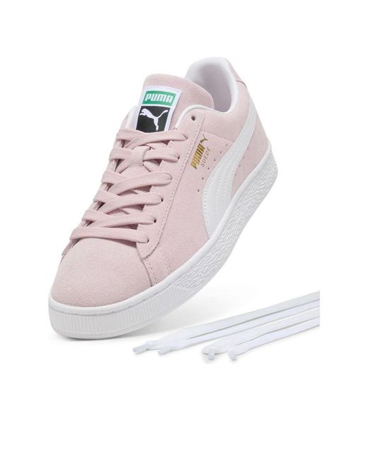PUMA Pink Classic Suede Misty/ Trainers