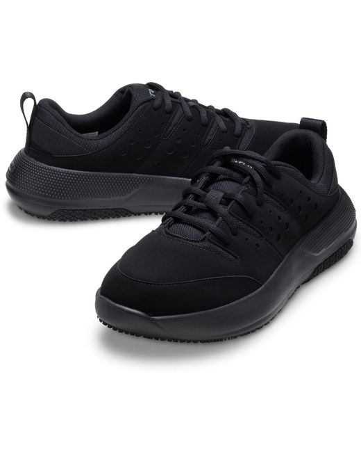 CROCSTM Black On The Clock Work Trainers for men