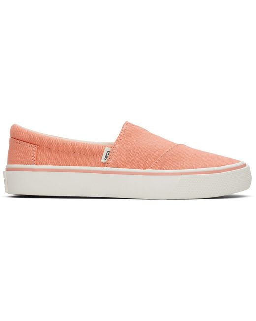 TOMS Pink Alpargata Fenix Slip on Espadrilles