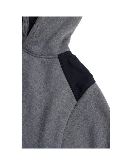 Caterpillar Gray Essentials Synthetic Hooded Sweatshirt for men