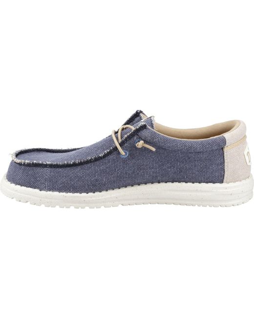 Wally Coastline Scarpe Da Barca di HeyDude in Blue