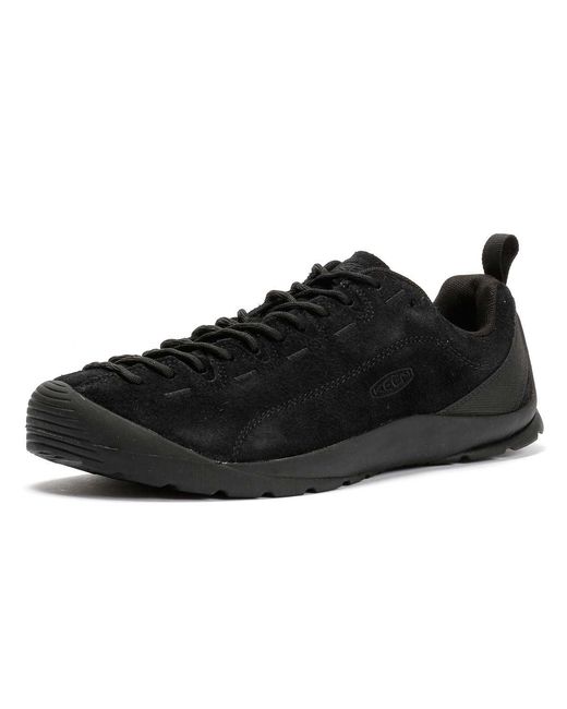 Keen Black Jasper Suede Hairy Trainers for men