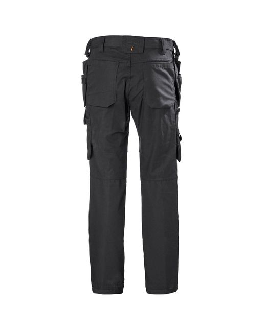 Helly Hansen Gray Workwear Oxford Construction Cotton Work Trousers for men