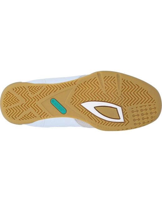 Hi-tec White Squash Trainer Textile/Leather Trainers