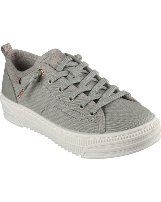 Bobs Copa Zapatillas De Tela Para Mujer En Color Oliva Skechers de color Gray