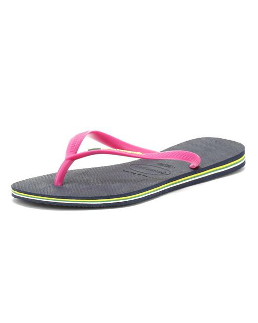 womens navy havaianas