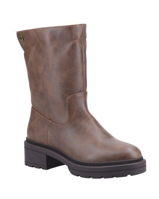 Rocket Dog Brown Idea Synthetic Boots