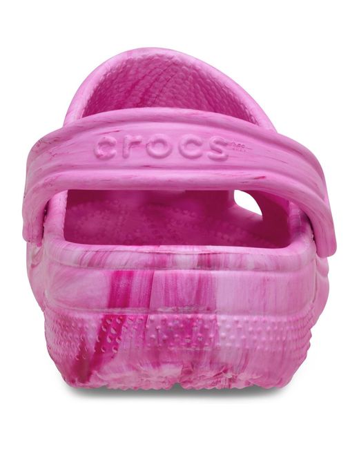 CROCSTM Pink Classic Marbled Clog Thermoplastische /Multi Clogs