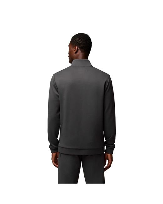 Castore Black Scuba 1/4 Zip Polyester Sweatshirt for men