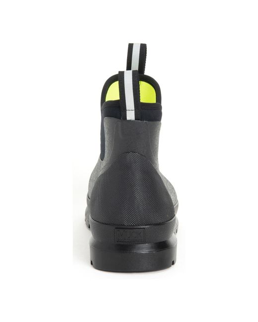 Muck Boot Black Chore Classic Chelsea Rubber Wellington Boots
