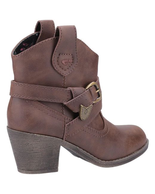 Rocket Dog Brown Satire Synthetic Boots