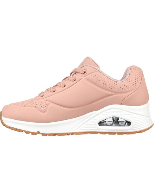 Uno Stand On Air Sneakers Da Donna Color Blush di Skechers in Pink