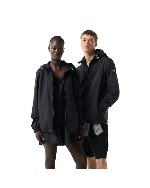 Hunter Black Packable Rain Adults Rain Jacket