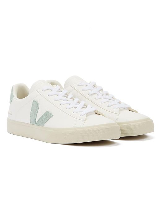Veja Campo Weiß/Matcha -Sneaker in Weiß in White für Herren