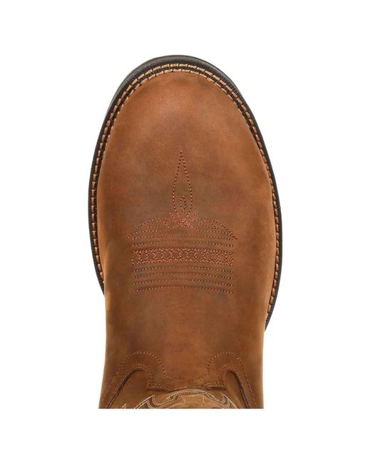Durango Brown Rebel Leather Coyote Boots for men