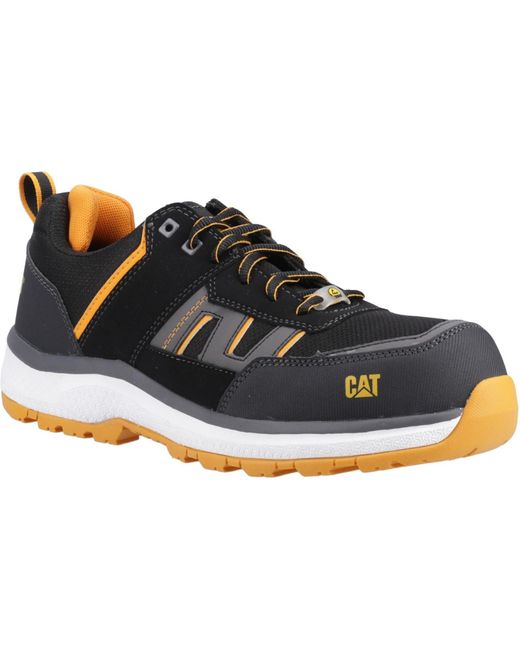 CAT Safety Blue Caterpillar Accelerate S3 Textile Safety Trainers for men