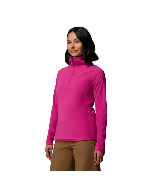 Columbia Pink Glacial Iv 1/2 Zip Fleece Jackets