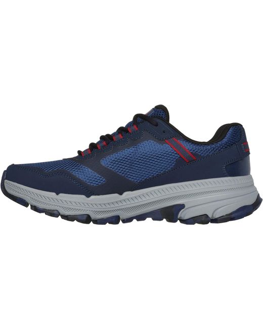 Skechers Blue Performance Go Run Trail Altitude 2.0 Marble Rock 3 Leather Trainers for men
